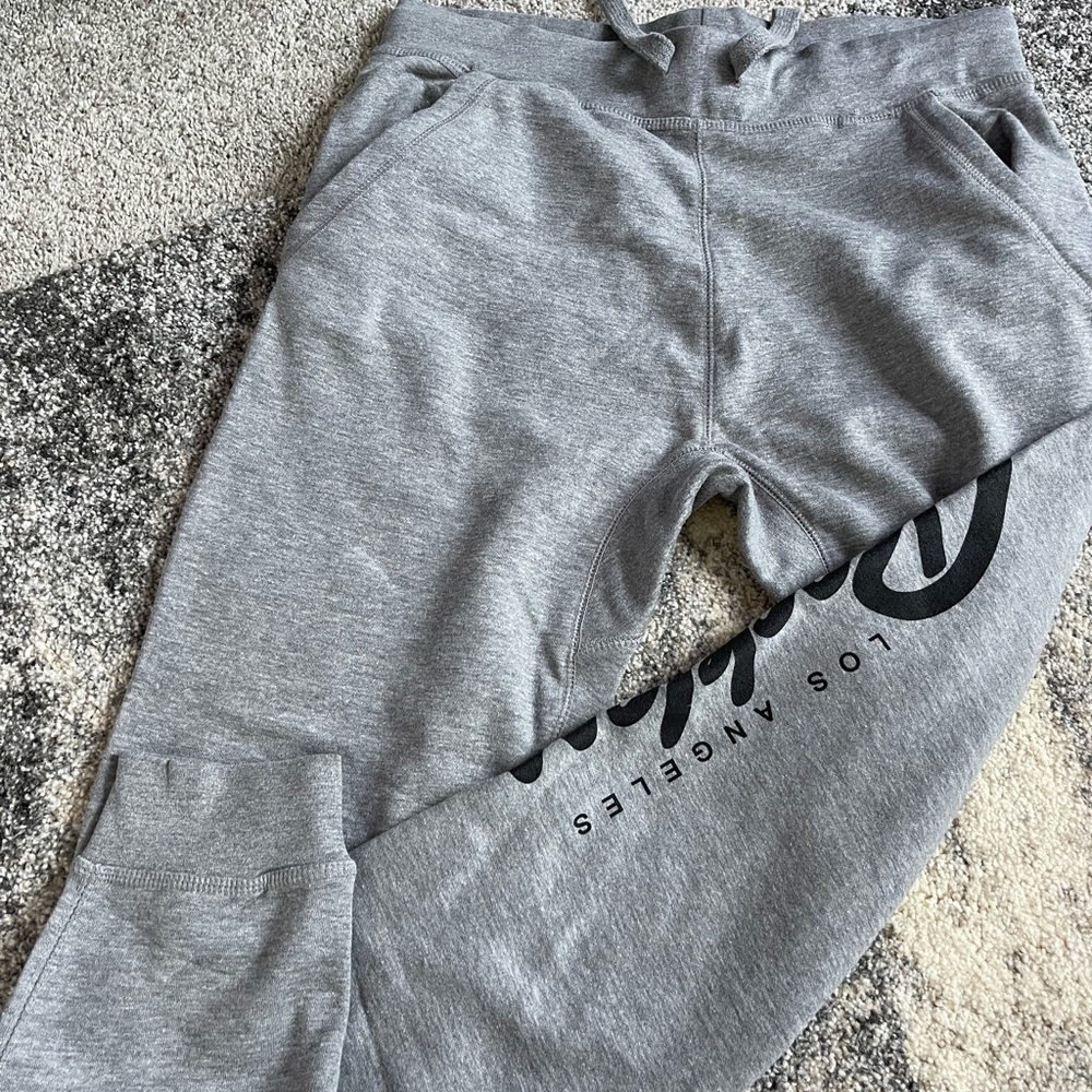 Mens gray sweatpants